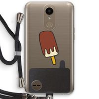 Frisco: LG K10 (2017) Transparant Hoesje met koord