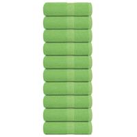 VidaXL Gastendoekjes frogn 10 st 30x50 cm 360 g/m² appelgroen