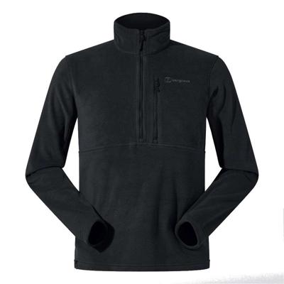 Berghaus Prism Half Zip Polartec® Fleece - Polar sweatshirt voor heren, maat M (zwart)