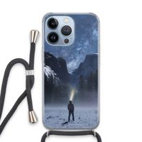 Wanderlust: iPhone 13 Pro Transparant Hoesje met koord