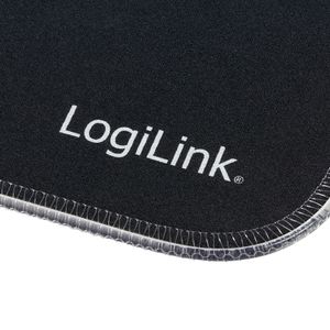 LogiLink ID0183 Gaming muismat Verlicht Zwart