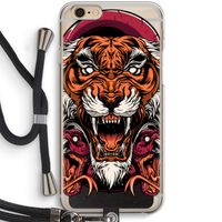 Tiger and Rattlesnakes: iPhone 6 / 6S Transparant Hoesje met koord