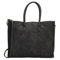 Zebra Trends Handtas Natural Bag Lisa XL Zwart