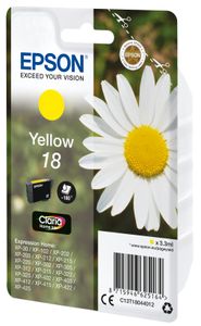 Epson Inktcartridge T1804, 18 Origineel Geel C13T18044012