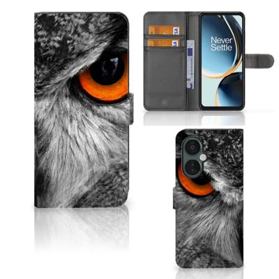 OnePlus Nord CE 3 Lite | Telefoonhoesje | Met pasjeshouder | Uil OnePlus Nord CE 3 Lite | Telefoonhoesje | Met pasjeshouder | Uil