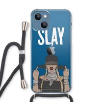 Slay All Day: iPhone 13 Transparant Hoesje met koord