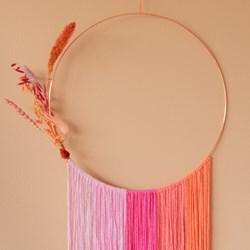 Macramé Patroon Yarn and Colors Degradé Wall Hanging 2.0