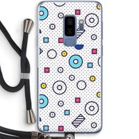 8-bit N°9: Samsung Galaxy S9 Plus Transparant Hoesje met koord