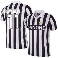 Juventus Retro Shirt 1992-1993 + Ravanelli 11 (Retro Fan Style)