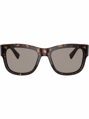 Dolce & Gabbana Eyewear lunettes de soleil à monture carrée - Marron