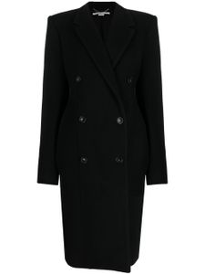 Stella McCartney manteau en laine à boutonnière croisée - Noir