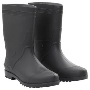 VidaXL Regenlaarzen maat 44 pvc zwart