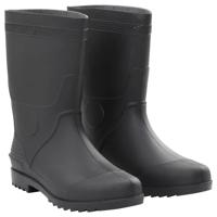 VidaXL Regenlaarzen maat 44 pvc zwart