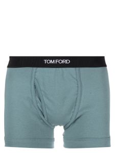 TOM FORD boxer à bande logo - Vert