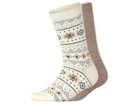 esmara 2 Paar dames thermosokken (Crème/beige, 39-42)