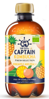 The GUTsy Captain Kombucha Pineapple and Peach