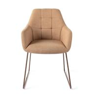 Jesper Home Noto eetkamerstoel Toasted Toffee slide rose