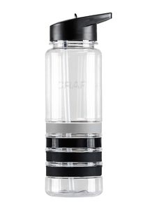 Craft 1906151 Transparent Water Bottle - Black - No size