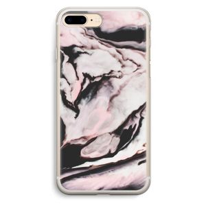 Roze stroom: iPhone 7 Plus Transparant Hoesje