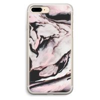 Roze stroom: iPhone 7 Plus Transparant Hoesje