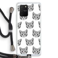 Kitten: Samsung Galaxy S10 Lite Transparant Hoesje met koord