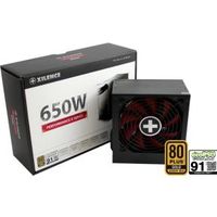 Xilence XP650R9 650W ATX Zwart, Rood power supply unit