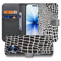 Book Case iPhone 17 Slangenprint Met Pasjes