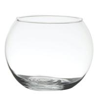 Hakbijl Glass Glazen bubble bol vaas ø16xh13cm