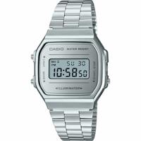 Casio A168WEM-7EF Grijs Zilverkleurig Heren horloge