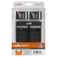 Jupio Value Pack: 2x Battery LP-E12 + USB Dual Charger