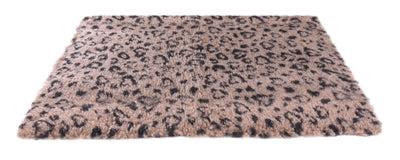 Martin vetbed print luipaardprint beige / zwart gerecycled