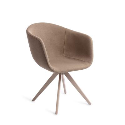 Jesper Home Draaibare Eetkamerstoel 'Yuni' Turn Beige, kleur Mochachacha