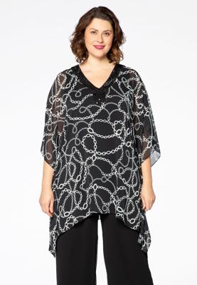 Yoek Kaftan TIFFANY | Zwart | Maat 58/60