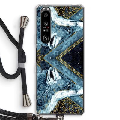 Golden Fox: Sony Xperia 1 III Transparant Hoesje met koord