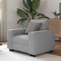 Sofastoel Wolkgrijs 60 cm Stof