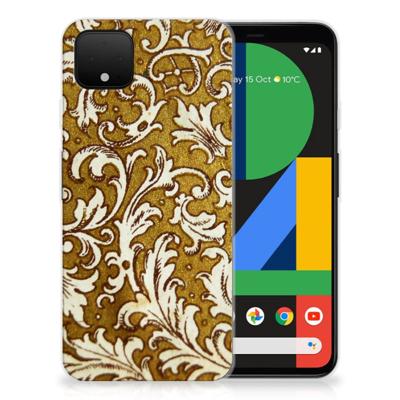 Siliconen Hoesje Google Pixel 4 XL Barok Goud