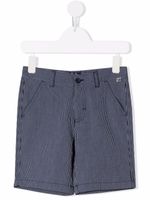 Il Gufo short chino à fines rayures - Bleu