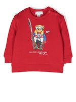 Ralph Lauren Kids sweat à motif Teddy - Rouge