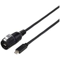 TRU COMPONENTS TC-12770464 USB type C ® adapter incl. 1 m kabel IP67