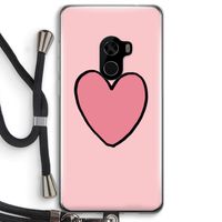 Hartje: Xiaomi Mi Mix 2 Transparant Hoesje met koord
