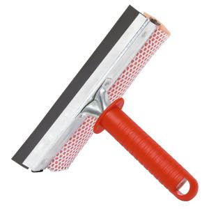 Raamwisser / raamtrekker met rood plastic handvat 19 cm - Raamtrekkers / ramenlapper