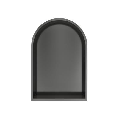 Hotbath &MORE Inbouwbox of inbouwnis Toogmodel - 30x45x10cm - Geborsteld gunmetal PVD BOW30BGP