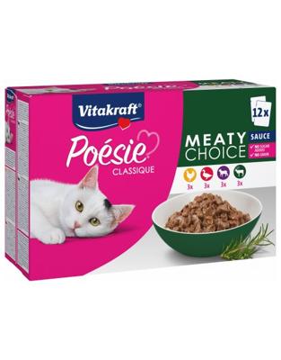 Poesie classique meatysauce 12x85g - Vitakraft