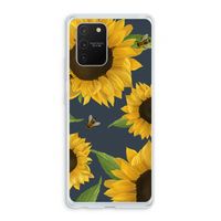 Sunflower and bees: Samsung Galaxy S10 Lite Transparant Hoesje