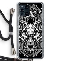 Oh Deer: Oppo Find X3 Pro Transparant Hoesje met koord