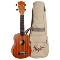 Flight Natural Series NUS310 sopraan ukelele met gigbag