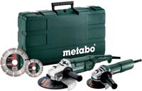 Metabo combo set we 2200-230 + w 750-125 (685172510) inclusief koffer en 2 slijpschijven - 685172510