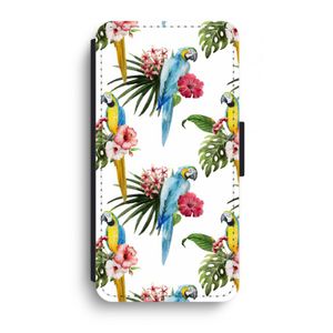 Kleurrijke papegaaien: iPhone XR Flip Hoesje