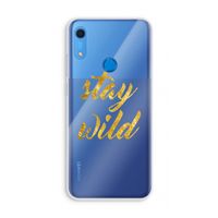 Stay wild: Huawei Y6s Transparant Hoesje