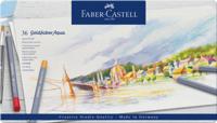 36 Aquarelpotloden Faber-Castell Goldfaber in bliketui